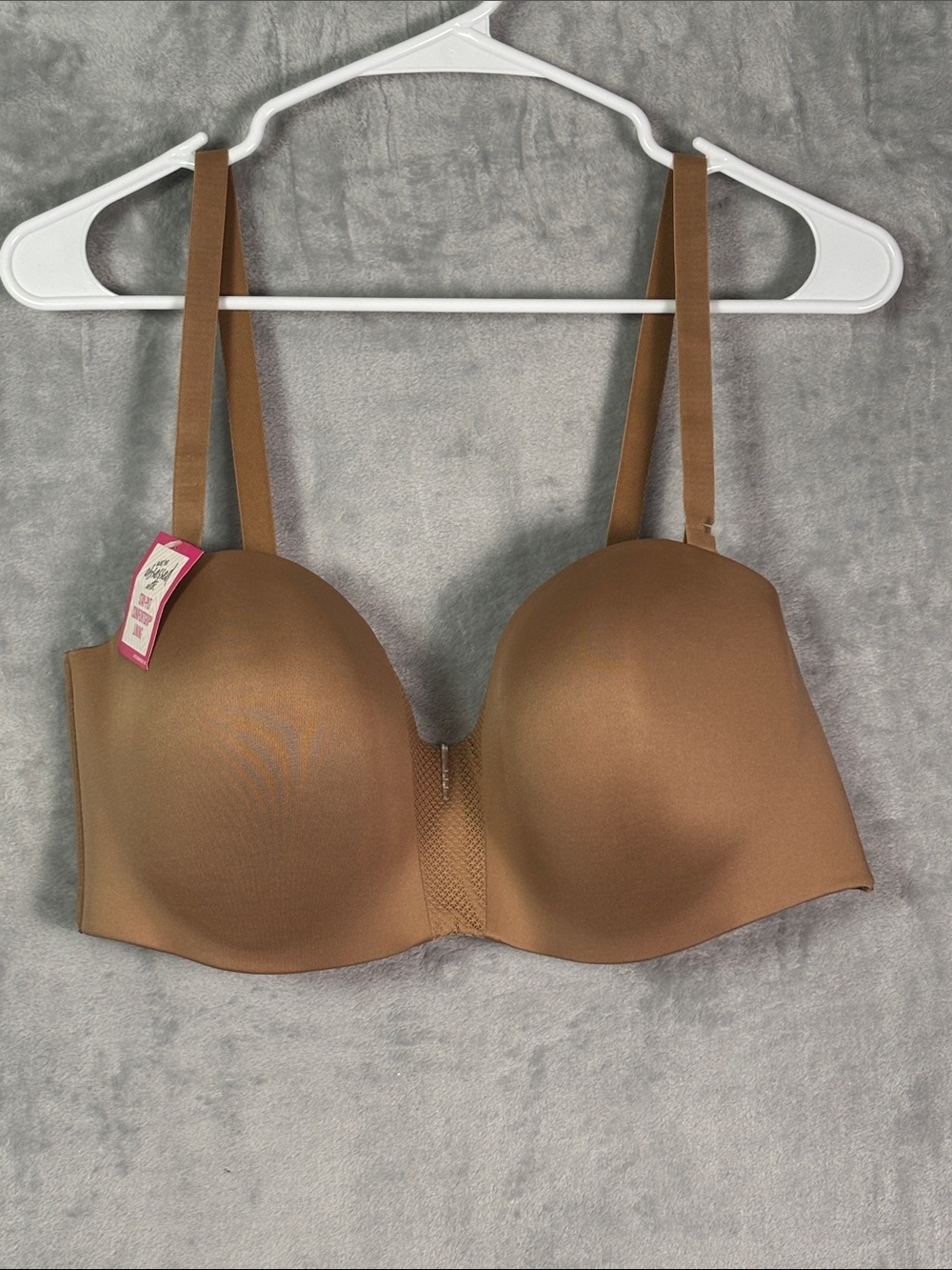 NWT New Maidenform Wirefree Light Lined Soft Cup Beige Tan Bra 40D